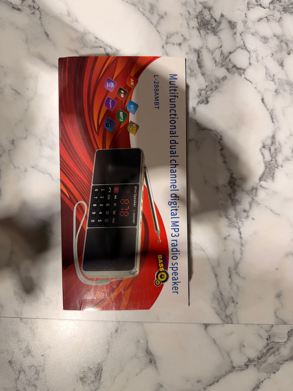 Bluetooth Super Bass Speaker SD/TF MP3 Player AM/FM Radio